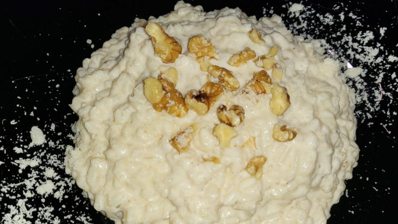 Risotto alla salsa di noci