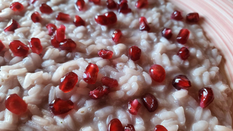 Risotto alla melagrana