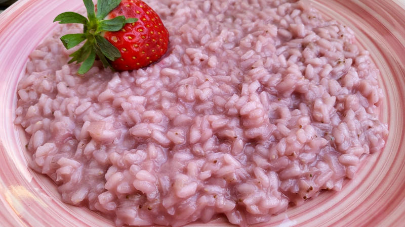 Risotto alle fragole